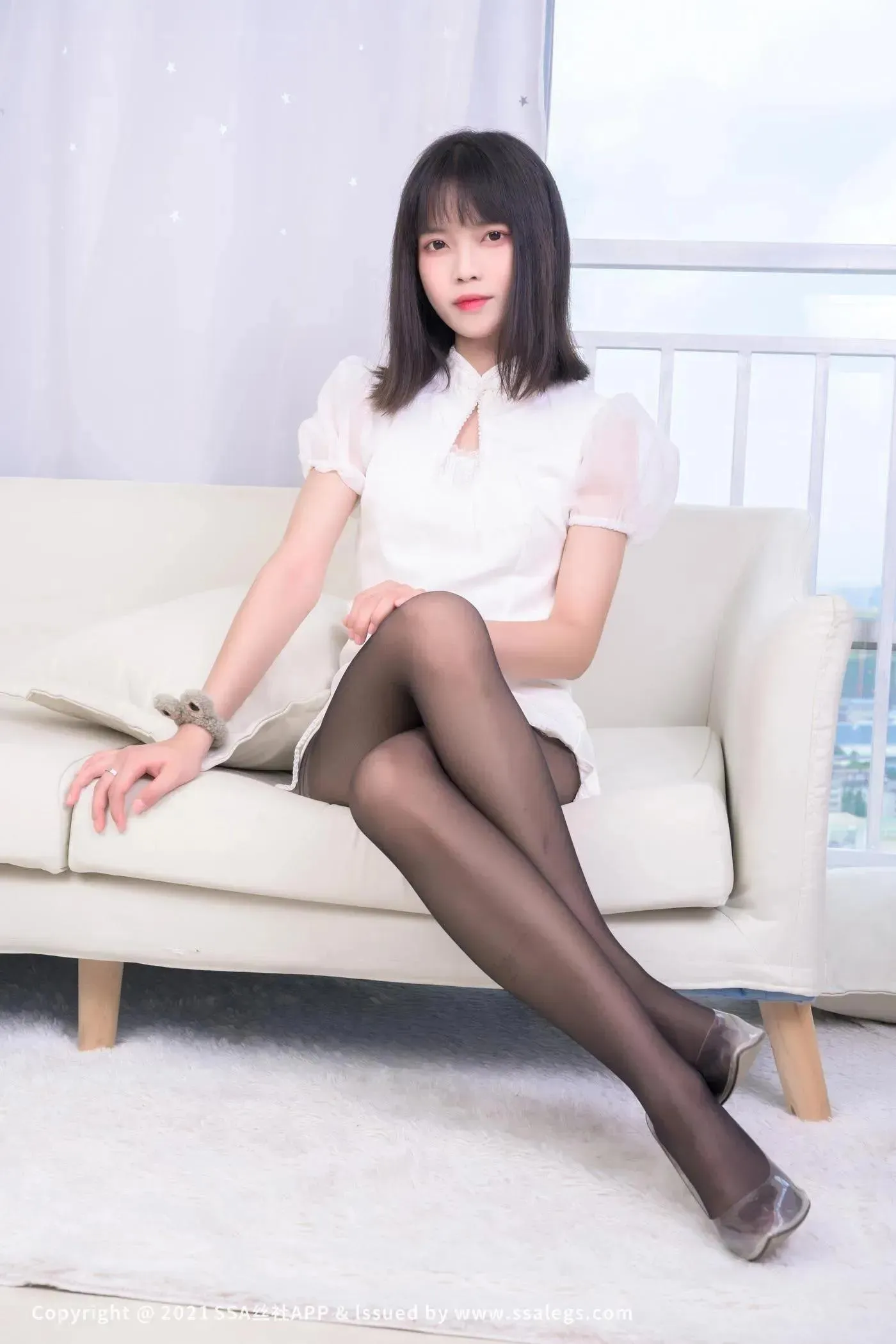 [SSA丝社]超清写真 NO.664 腿模丹丹的黑丝袜美足（上） [74P]插图7
